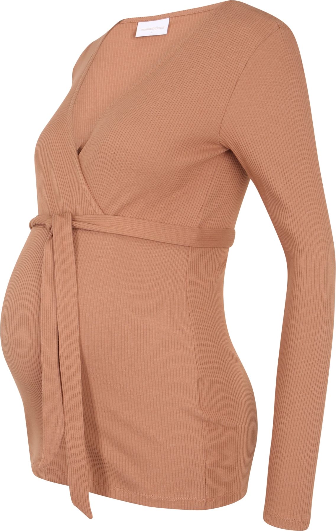 MAMALICIOUS Tričko 'ROSINA' světle hnědá