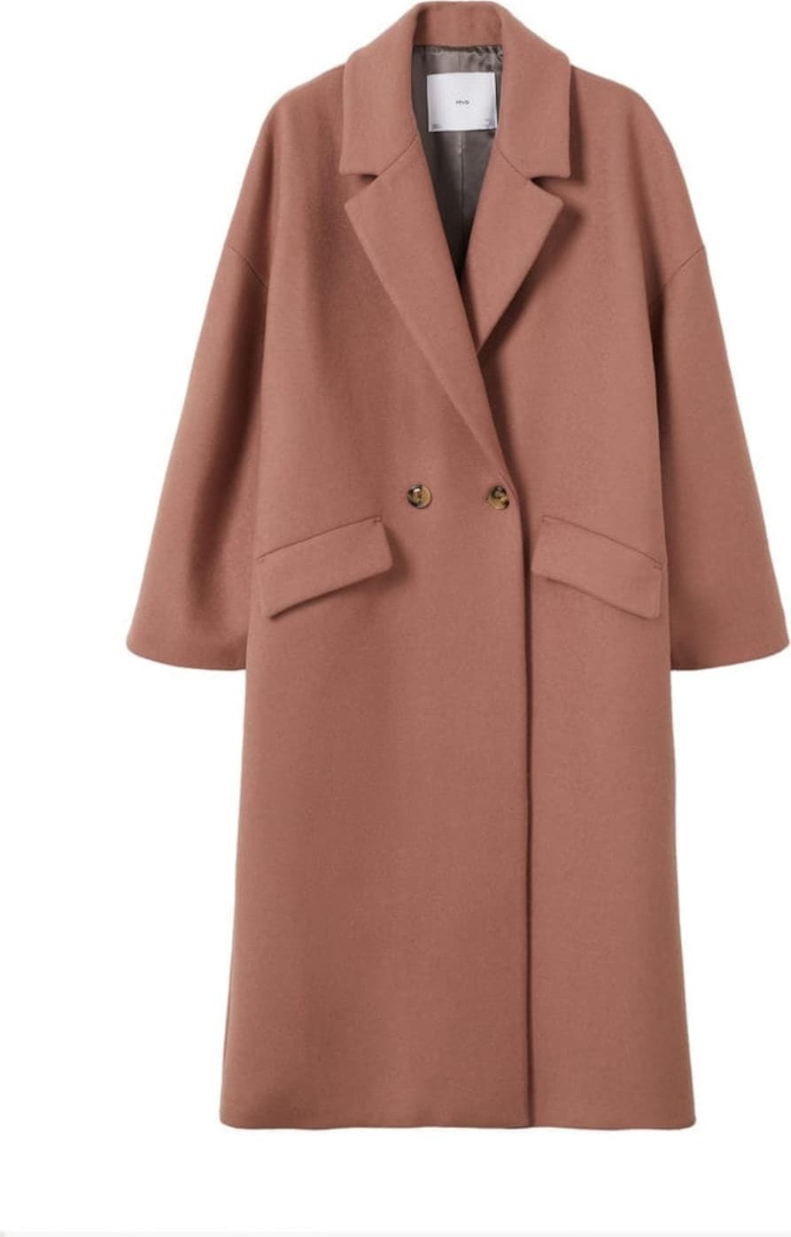 MANGO Přechodný kabát 'Tazmania' světle růžová