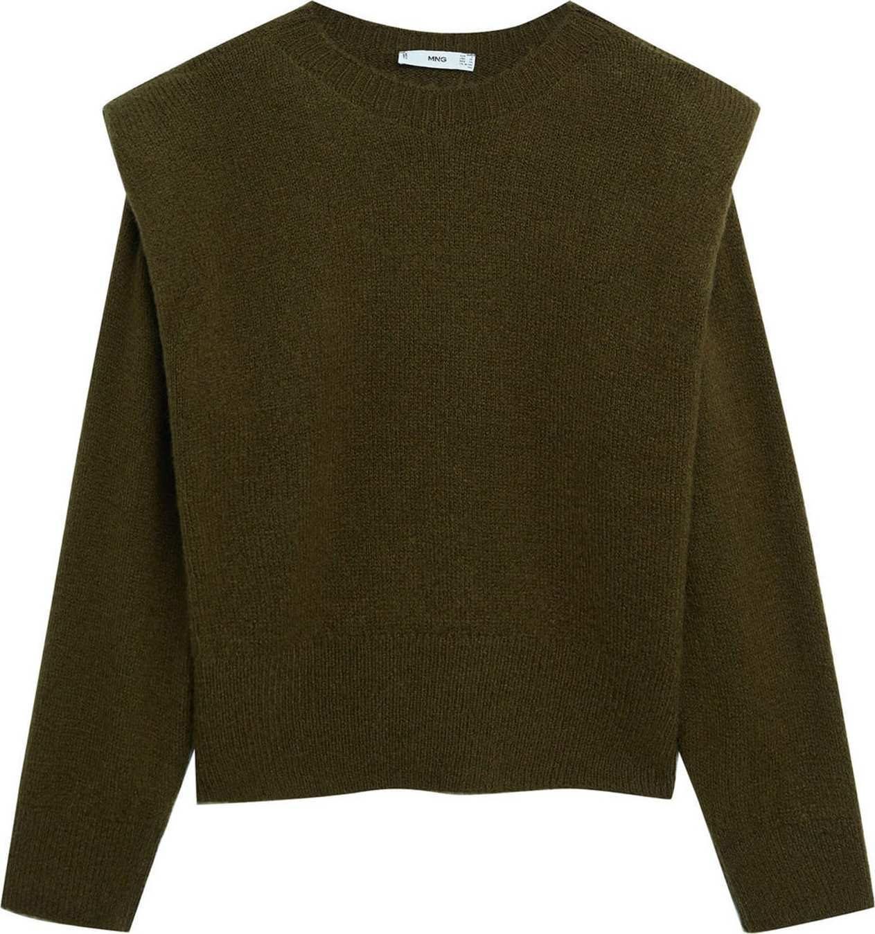 MANGO Svetr 'Rugby' khaki