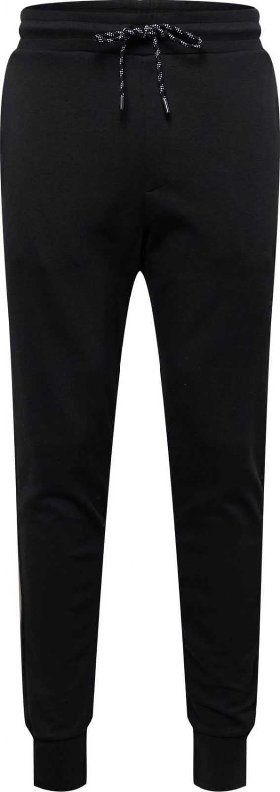 Michael Kors Kalhoty černá / bílá