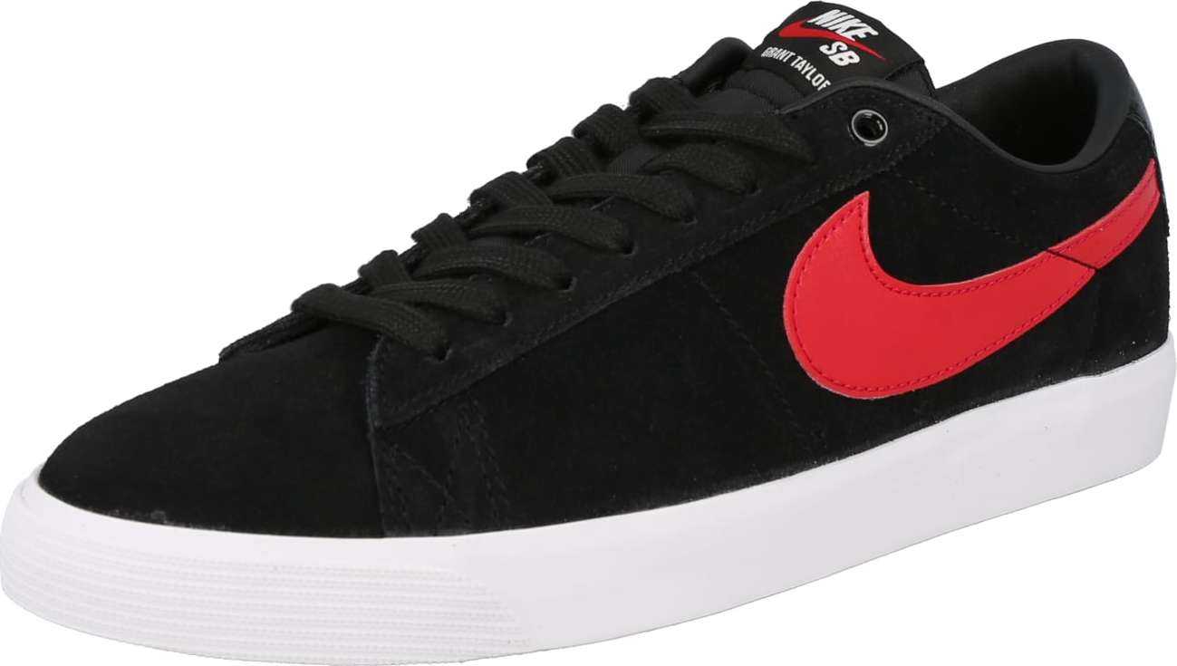 Nike SB Tenisky 'ZOOM BLAZER' černá / červená