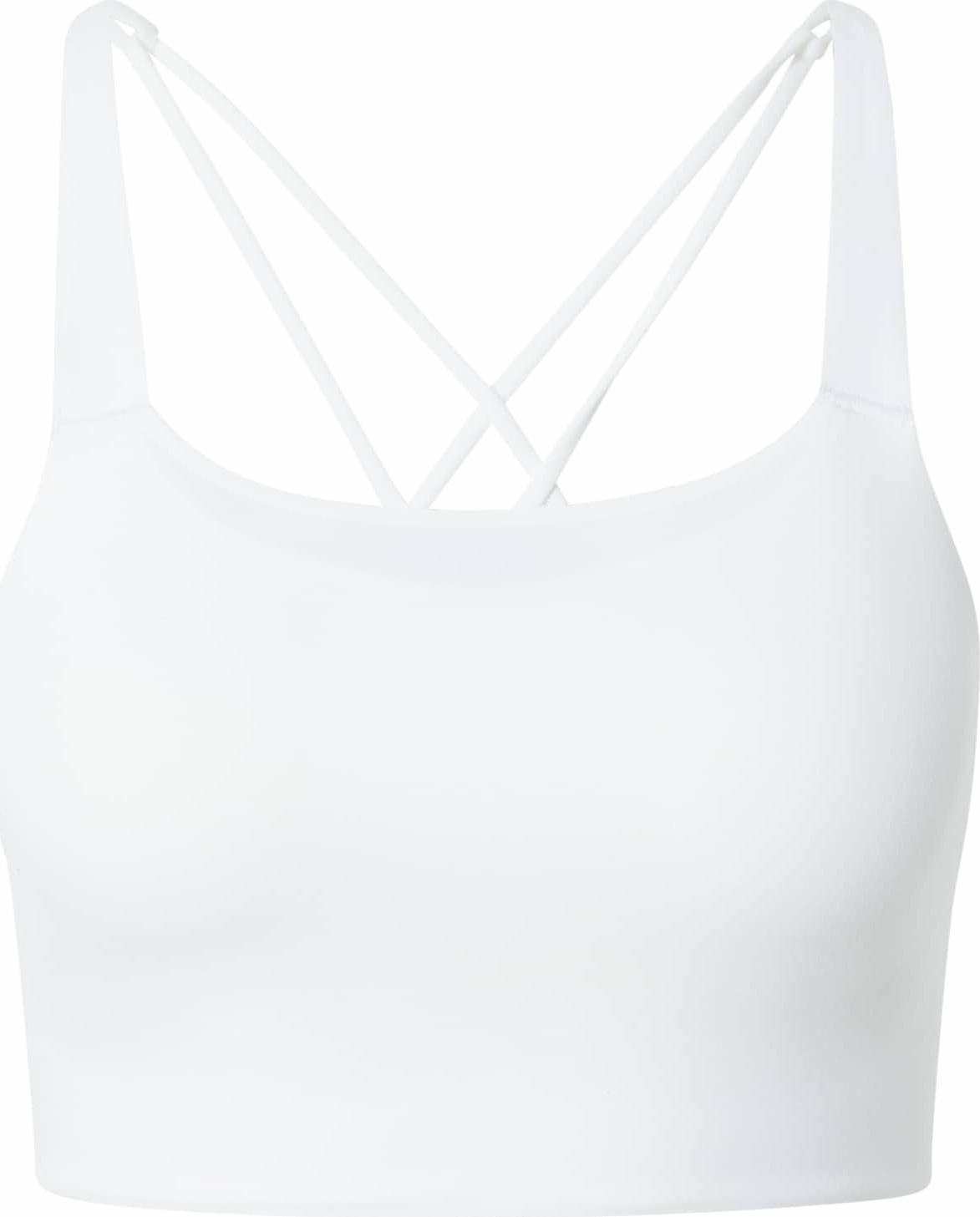 NIKE Sportovní podprsenka bílá