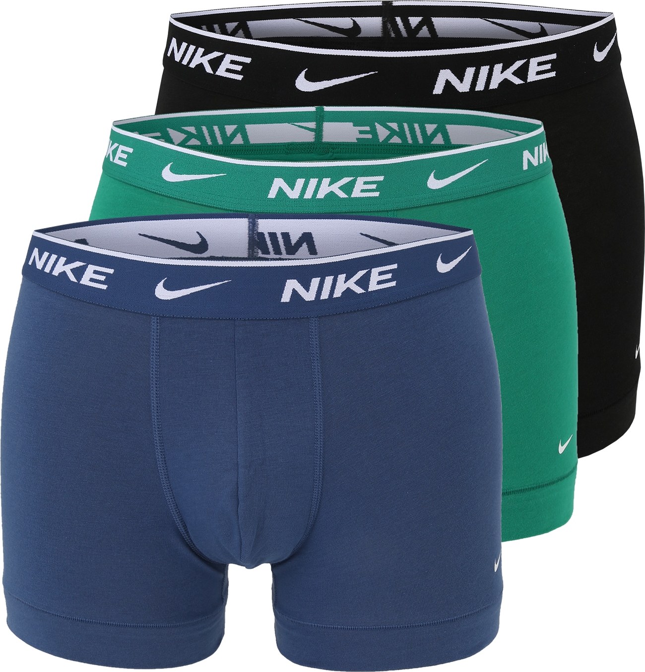 NIKE Sportovní spodní prádlo marine modrá / černá / zelená / bílá