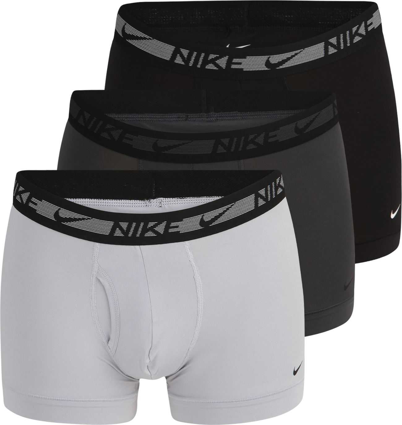 NIKE Sportovní spodní prádlo světle šedá / antracitová / černá / bílá