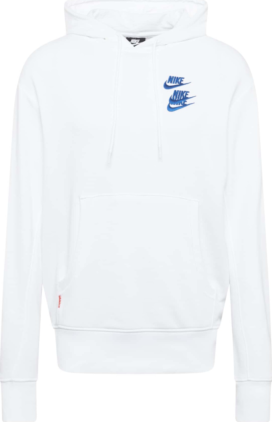 Nike Sportswear Mikina bílá / modrá / červená