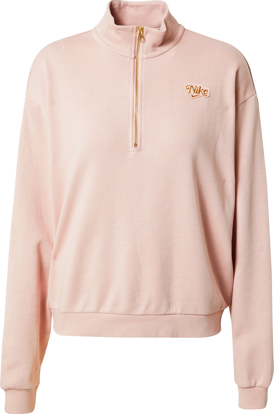 Nike Sportswear Mikina starorůžová / zlatá