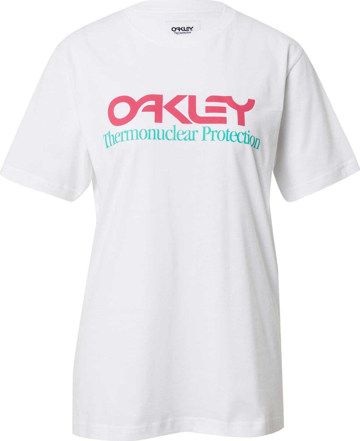 OAKLEY Funkční tričko bílá / červená