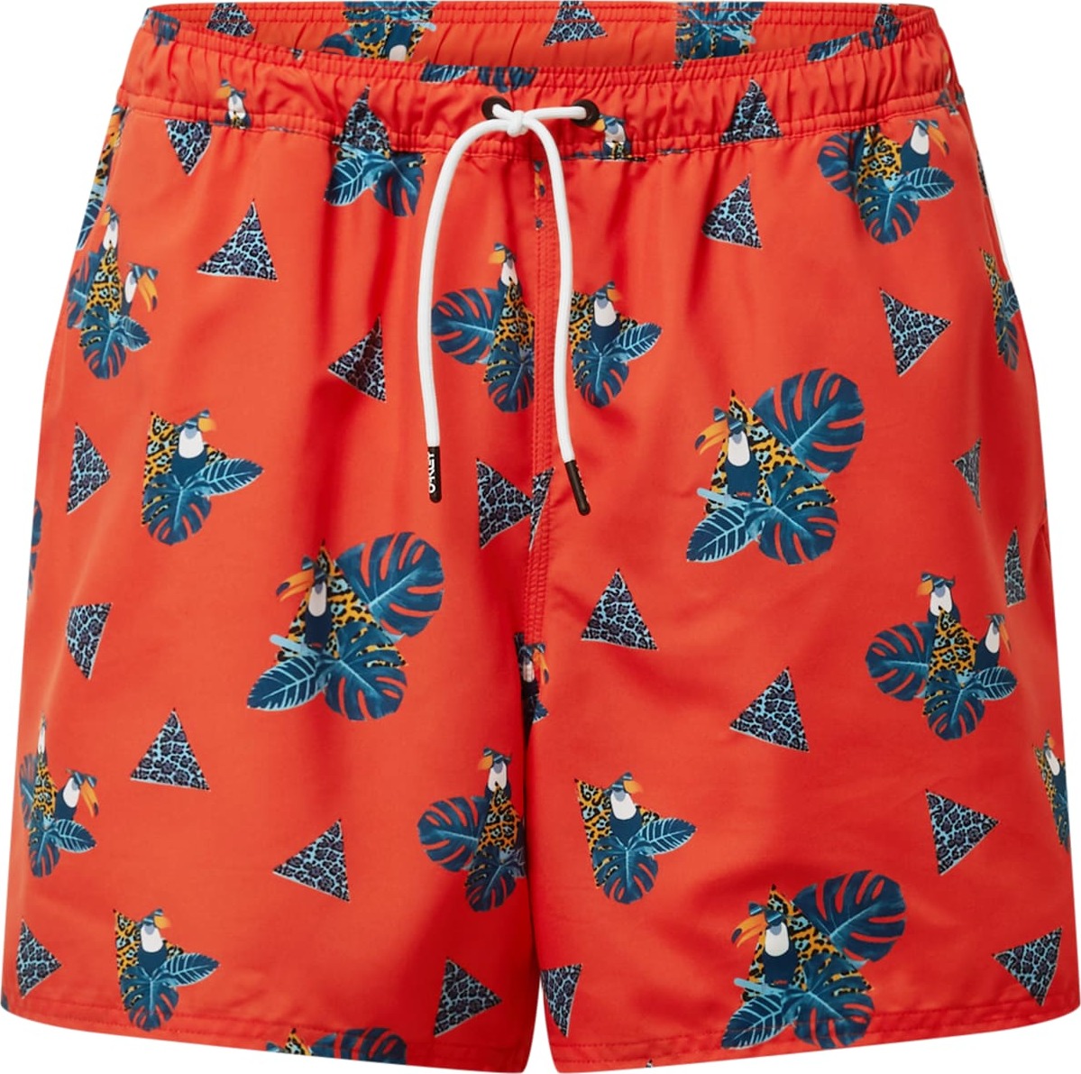 OAKLEY Šortky 'TOUCAN TROPICS' humrová / petrolejová / zlatě žlutá / nefritová