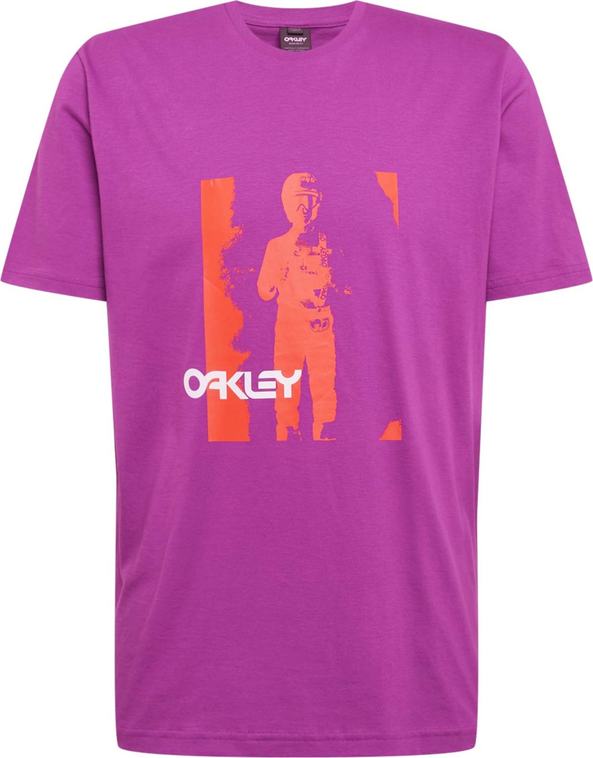 OAKLEY Funkční tričko 'JONNY' fialová / oranžová / bílá