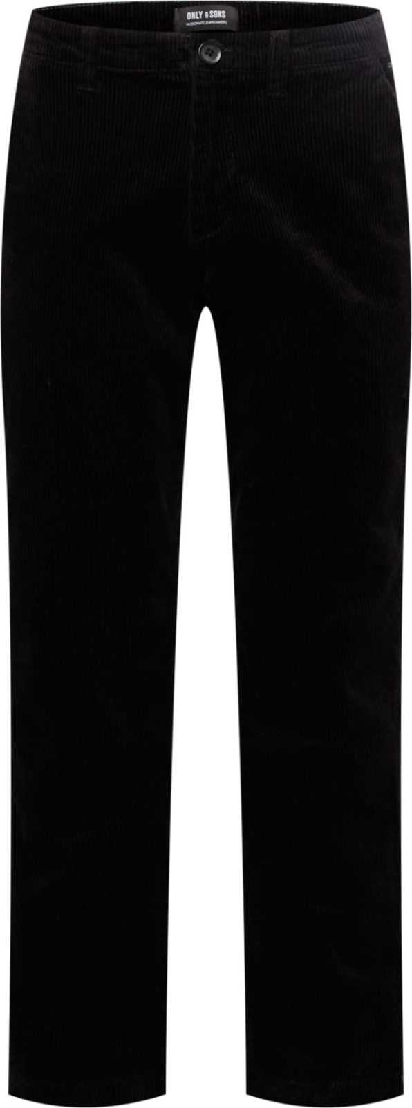 Only & Sons Chino kalhoty černá