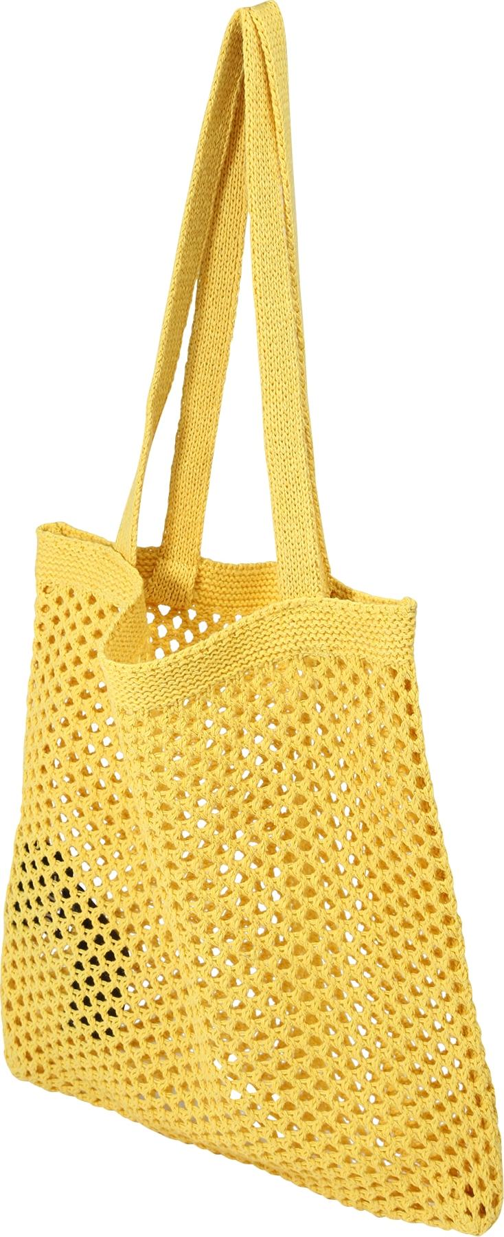 PIECES Nákupní taška 'MARY' žlutá