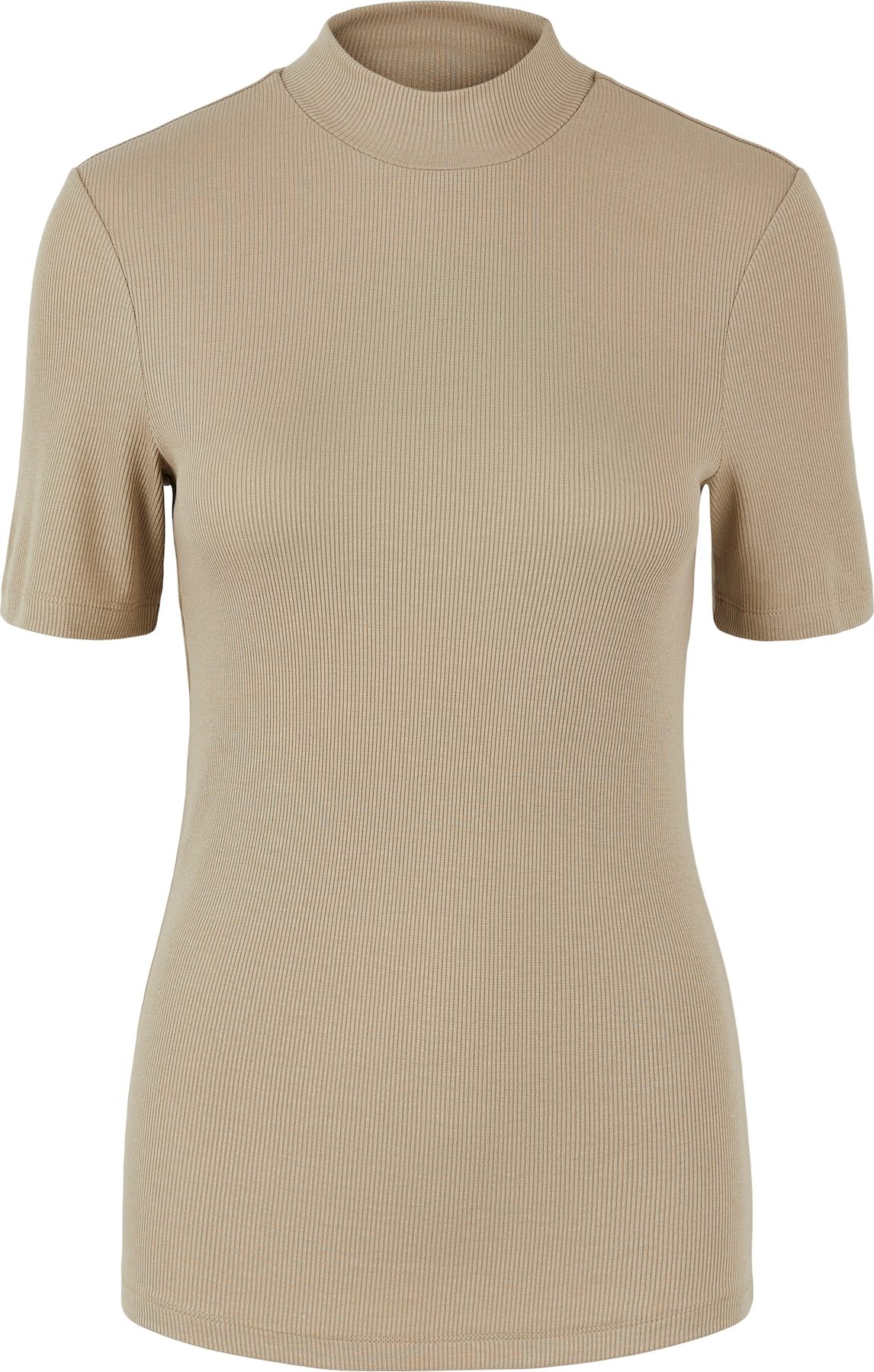 PIECES Tričko 'Birdie' koňaková