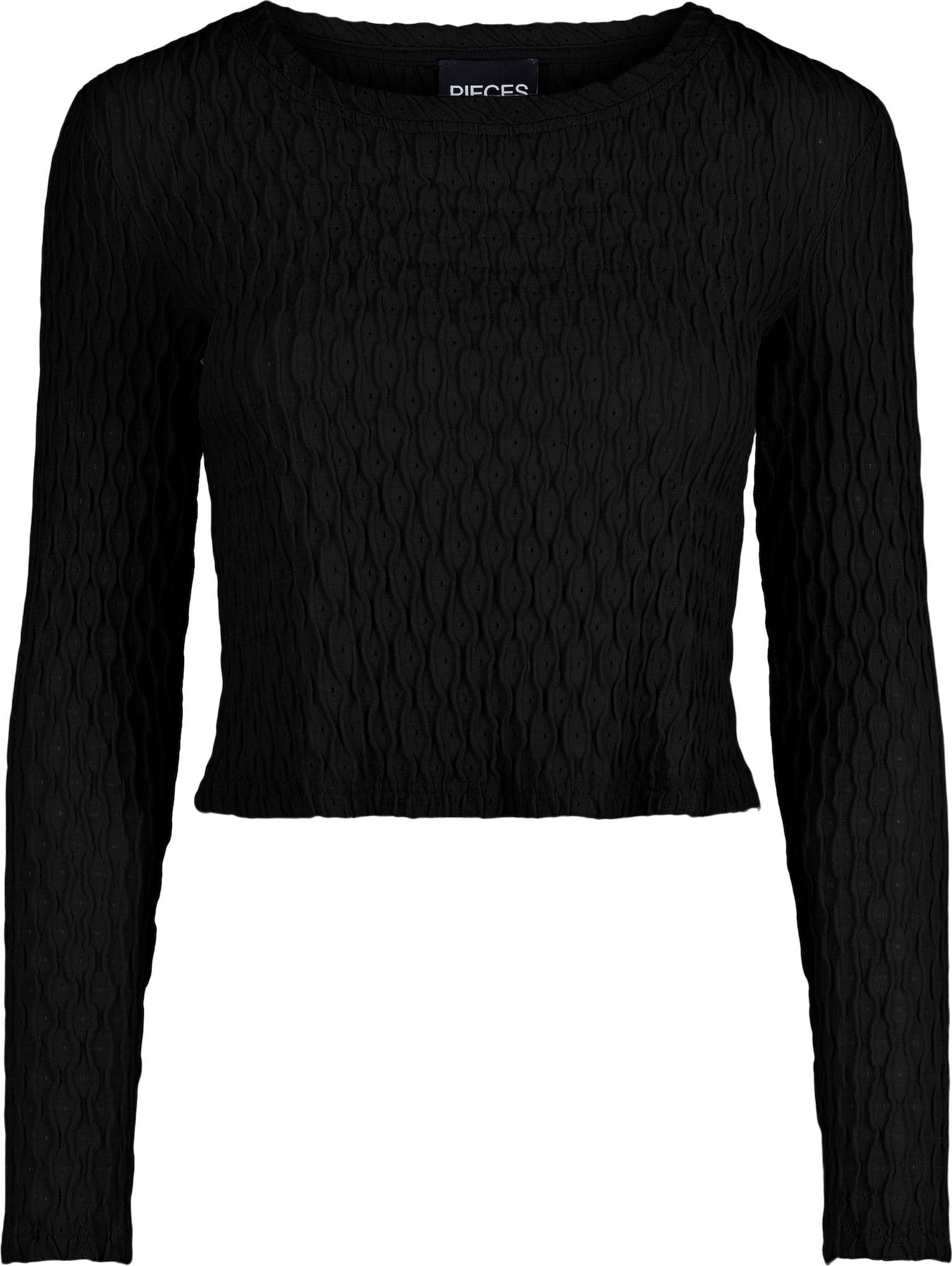 PIECES Tričko 'Fubs' černá