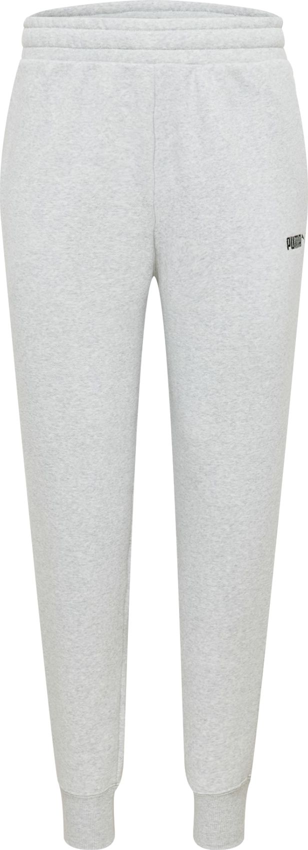 PUMA Kalhoty světle šedá / černá