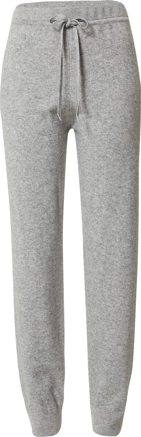 REPEAT Cashmere Kalhoty šedý melír