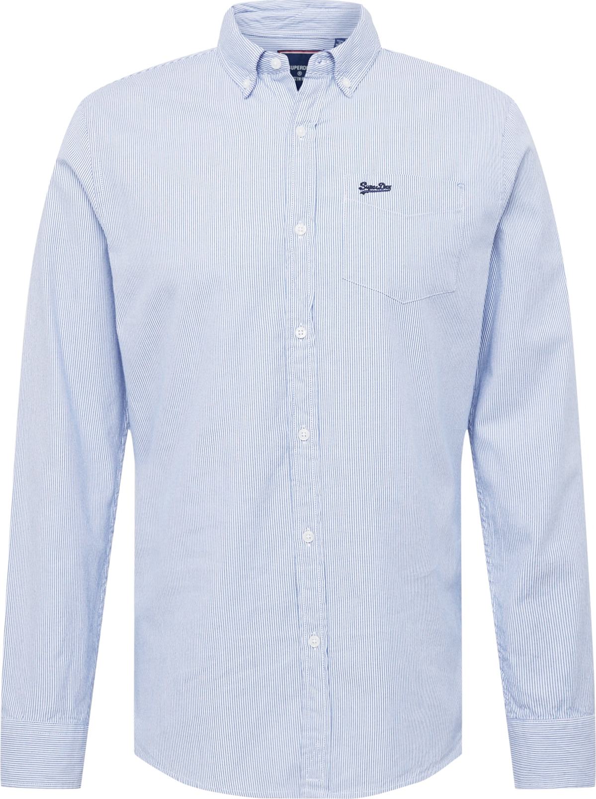 Superdry Košile světlemodrá / bílá