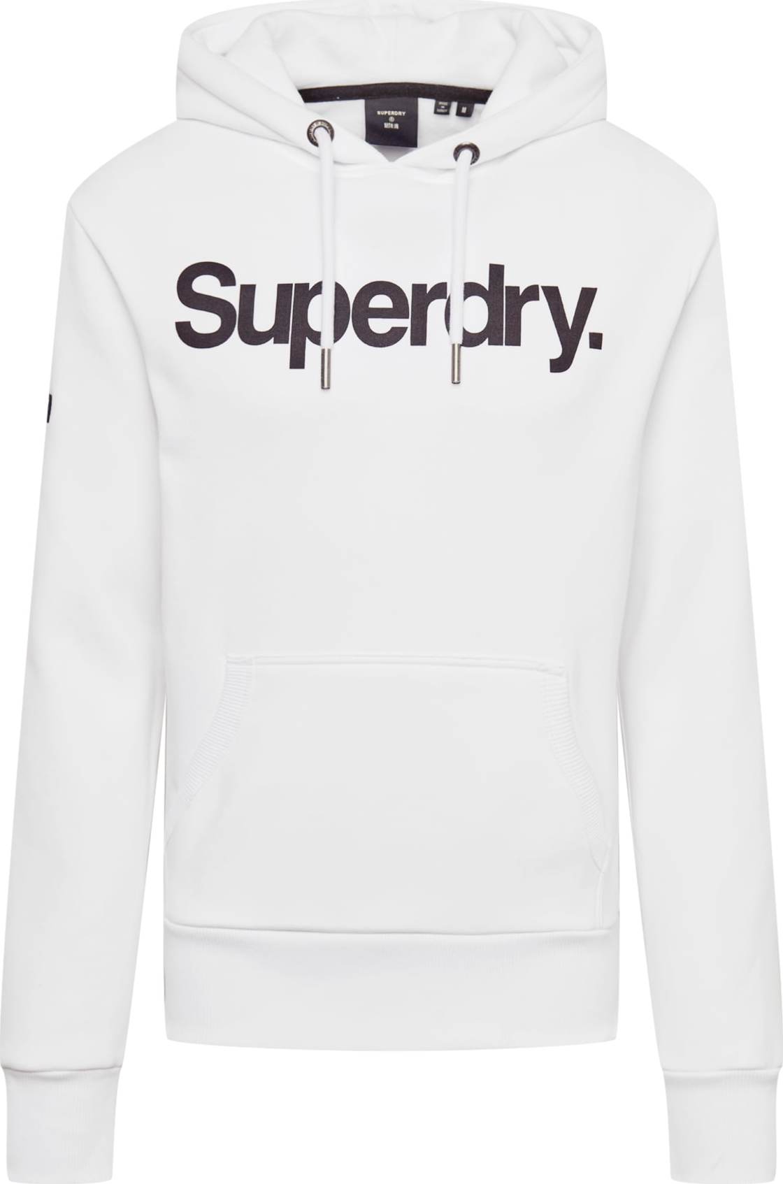 Superdry Mikina bílá / černá