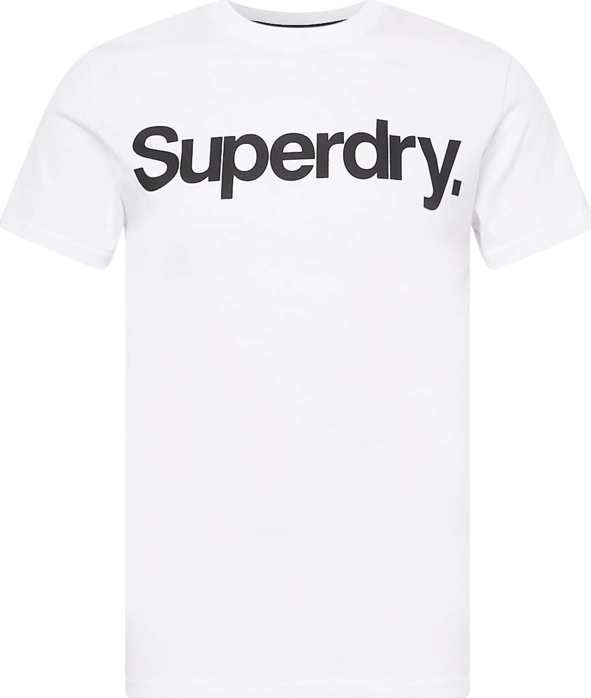 Superdry Tričko bílá / černá