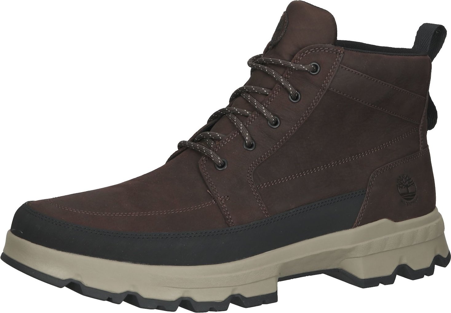 TIMBERLAND Šněrovací boty tmavě hnědá