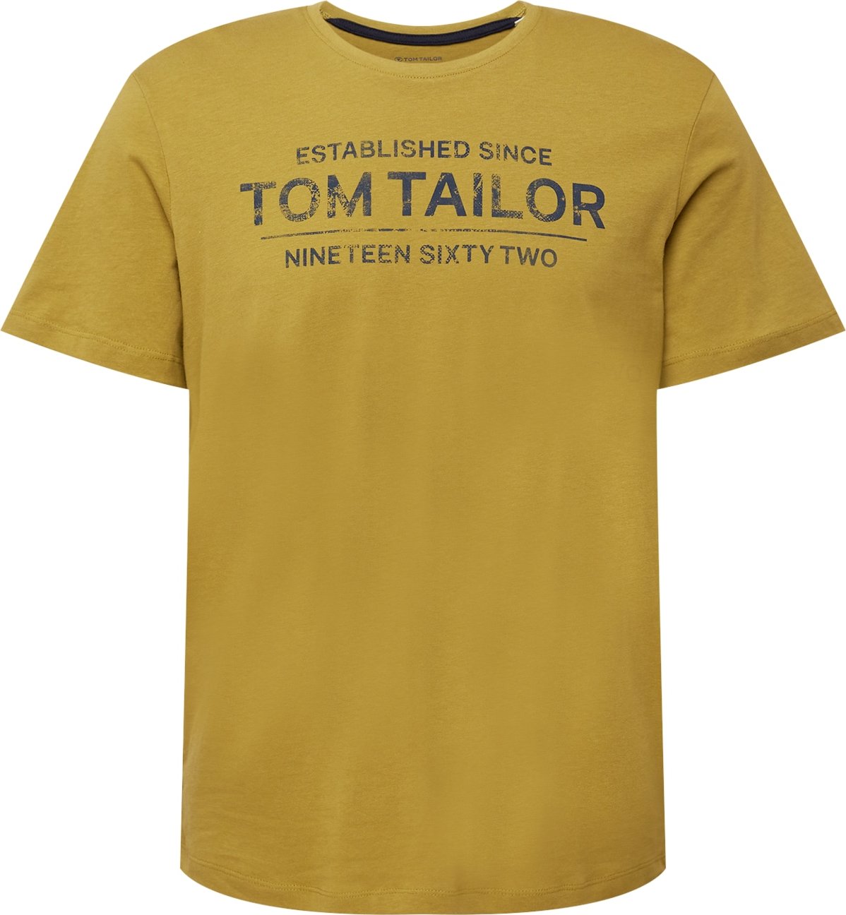 TOM TAILOR Tričko khaki / námořnická modř