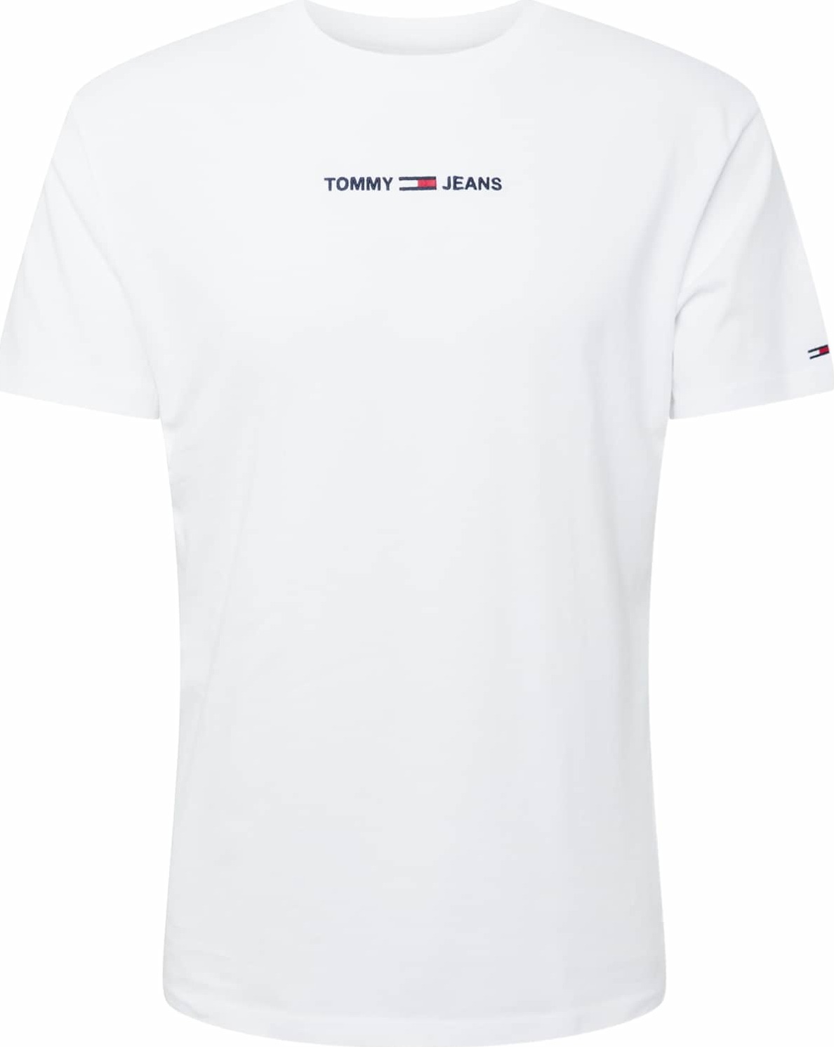 Tommy Jeans Tričko bílá / námořnická modř / červená