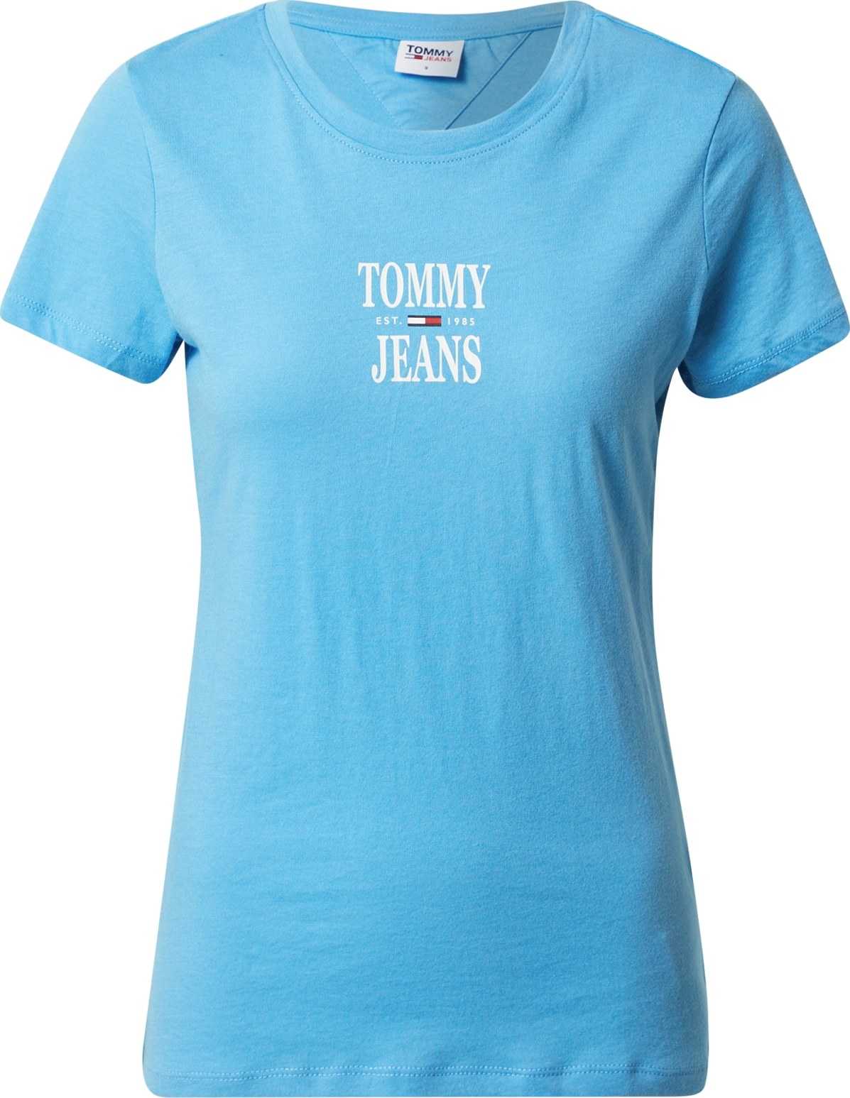 Tommy Jeans Tričko modrá / bílá / námořnická modř / červená