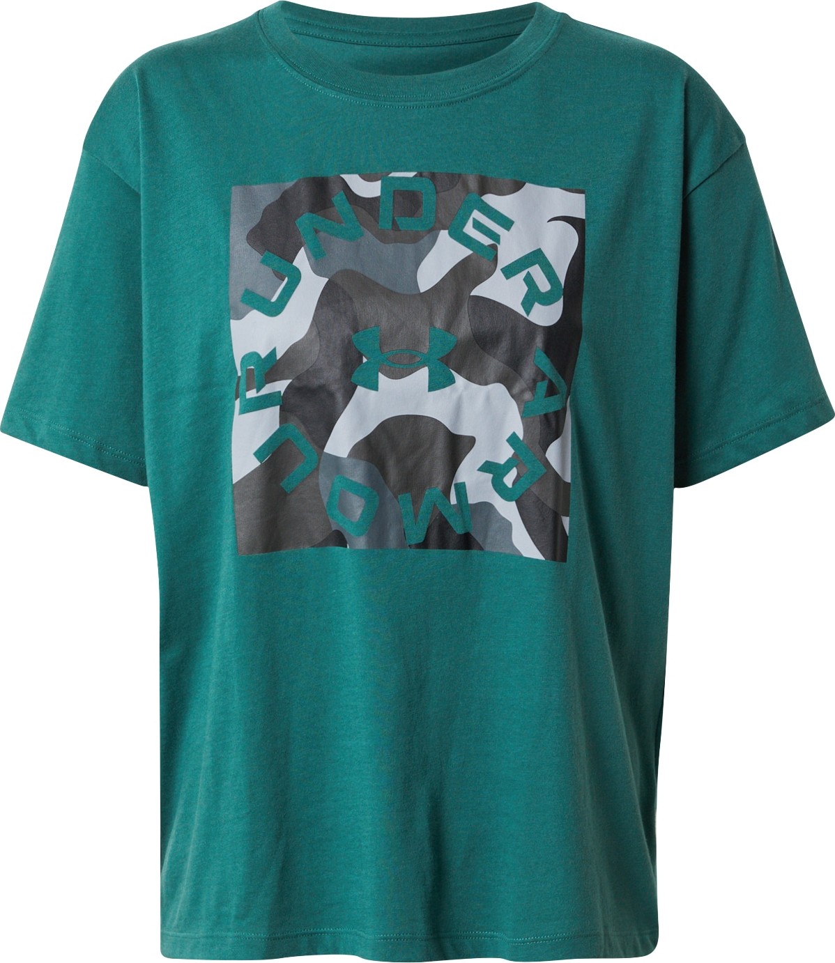 UNDER ARMOUR Funkční tričko bílá / zelená / černá / šedá