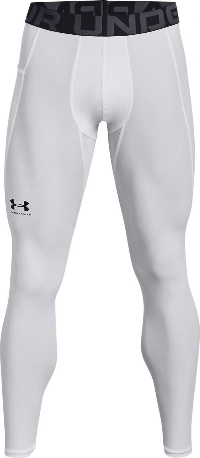 UNDER ARMOUR Sportovní kalhoty bílá / černá
