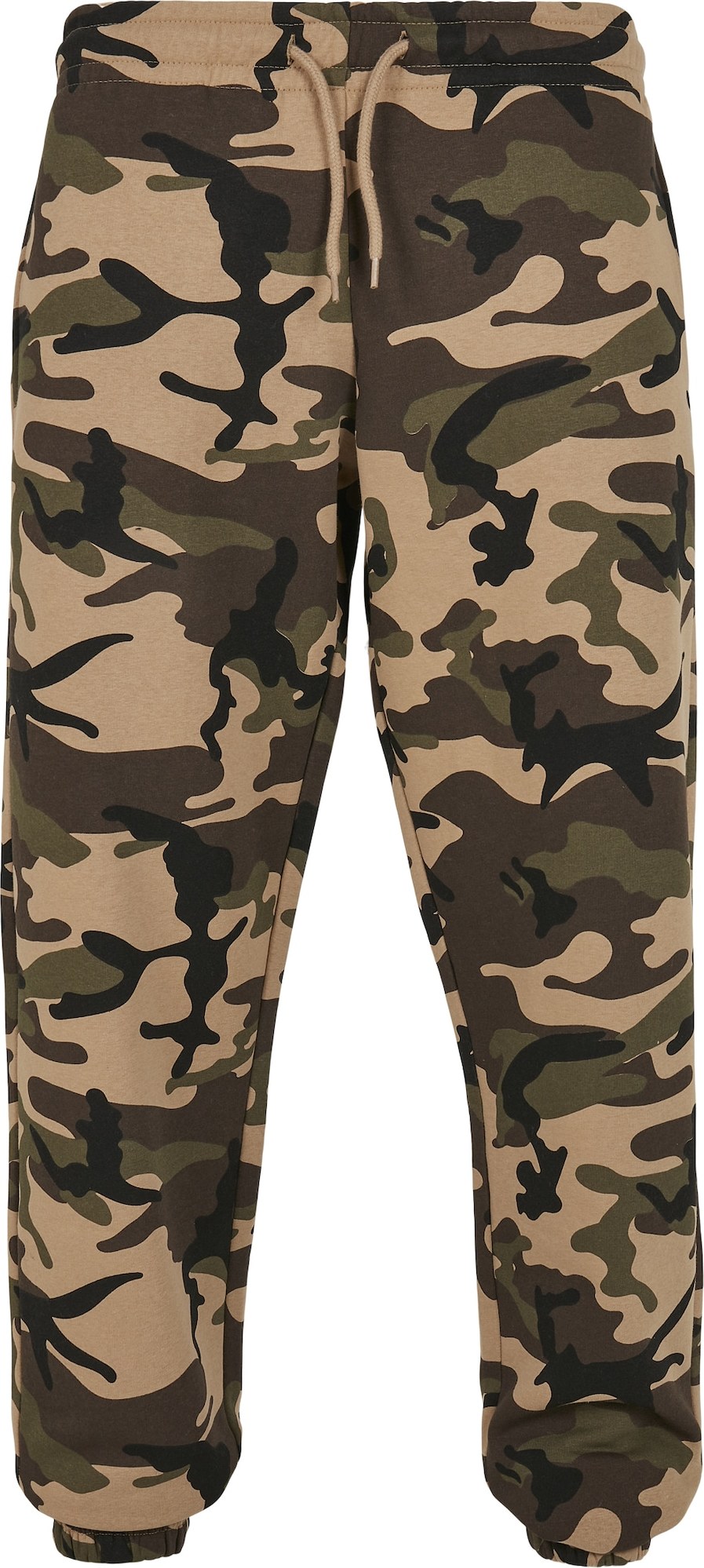 Urban Classics Kalhoty khaki / černá / béžová / barvy bláta