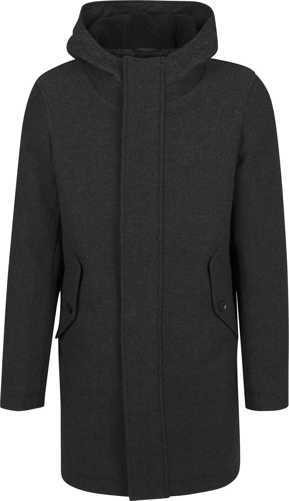 Urban Classics Přechodný kabát šedý melír