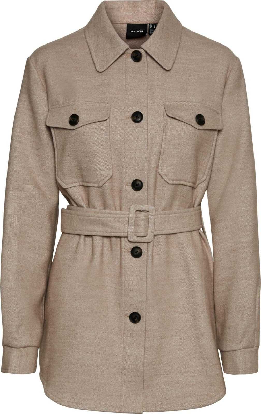 VERO MODA Přechodný kabát béžová