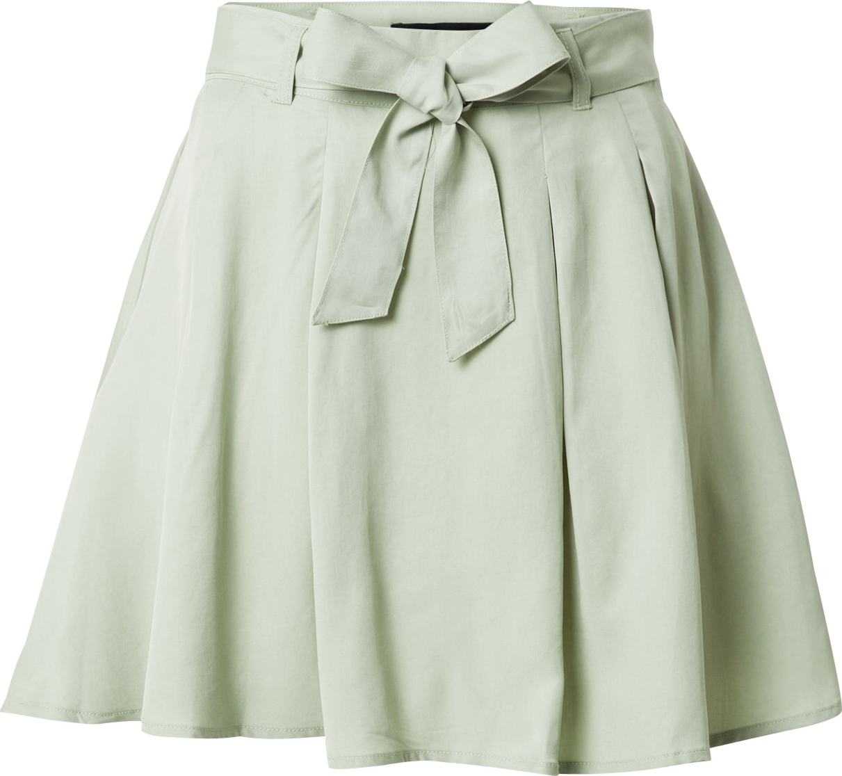VERO MODA Sukně 'LILIANA' pastelově zelená