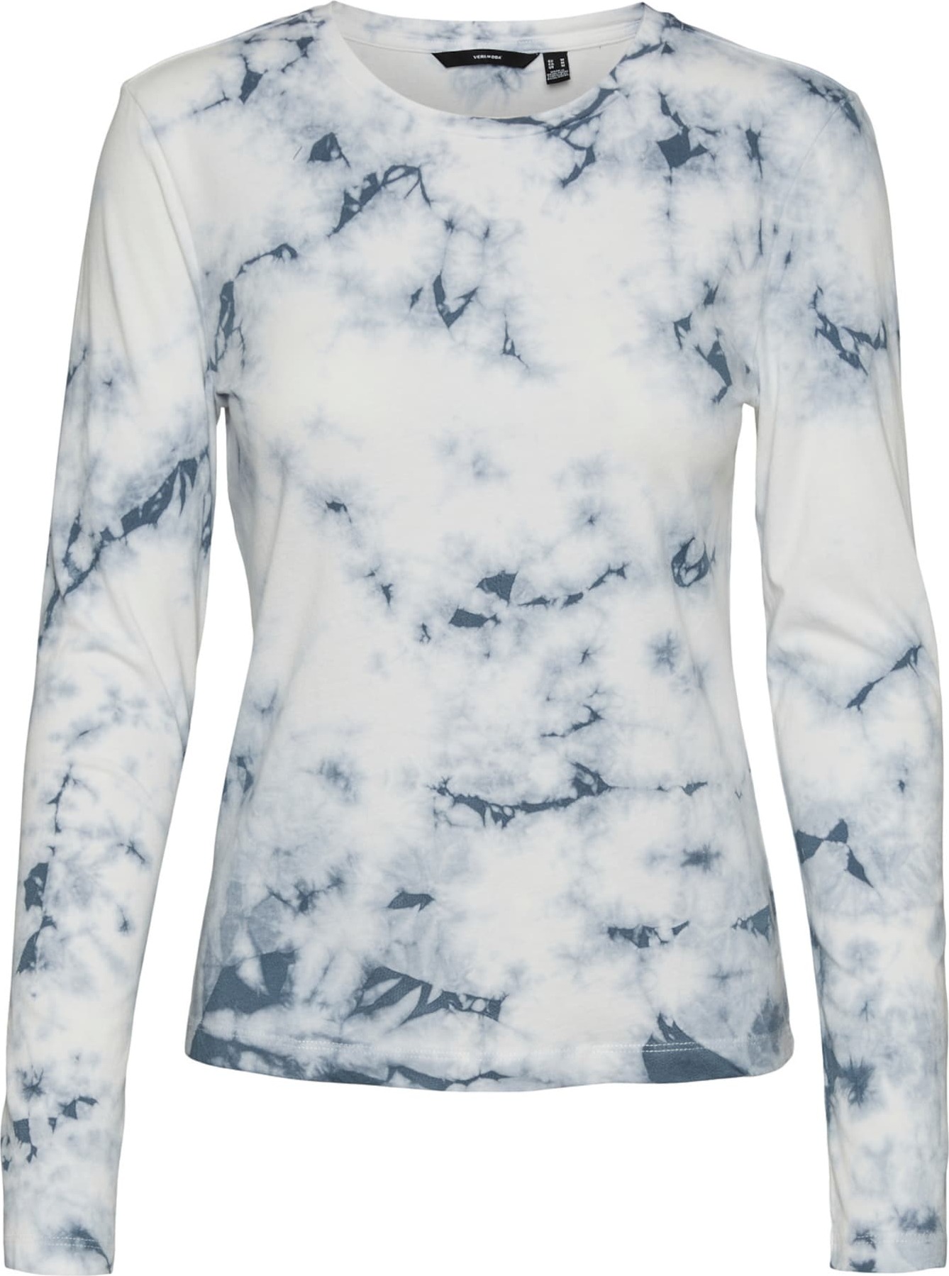 VERO MODA Tričko 'Fargo' bílá / modrá