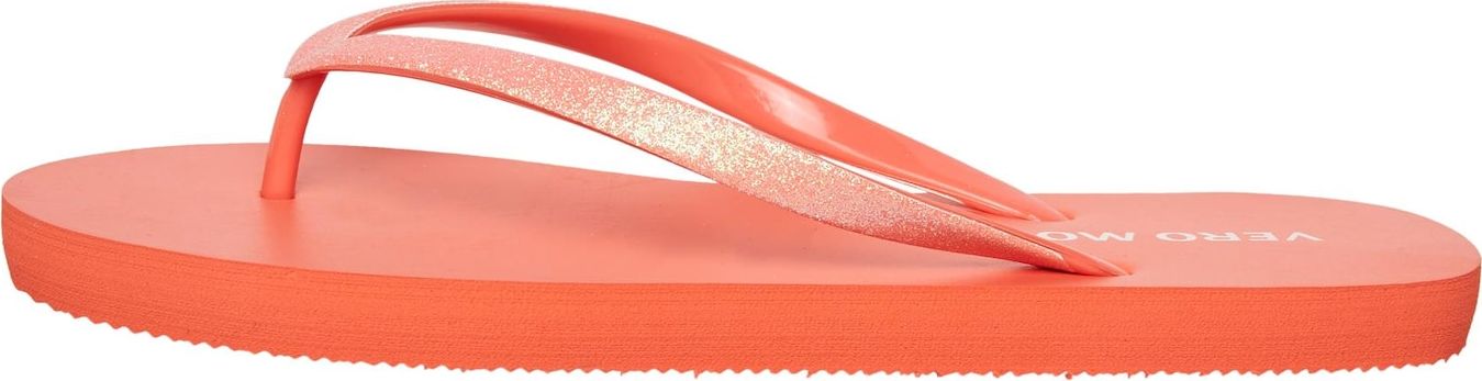 VERO MODA Žabky 'Siw' oranžová / zlatá
