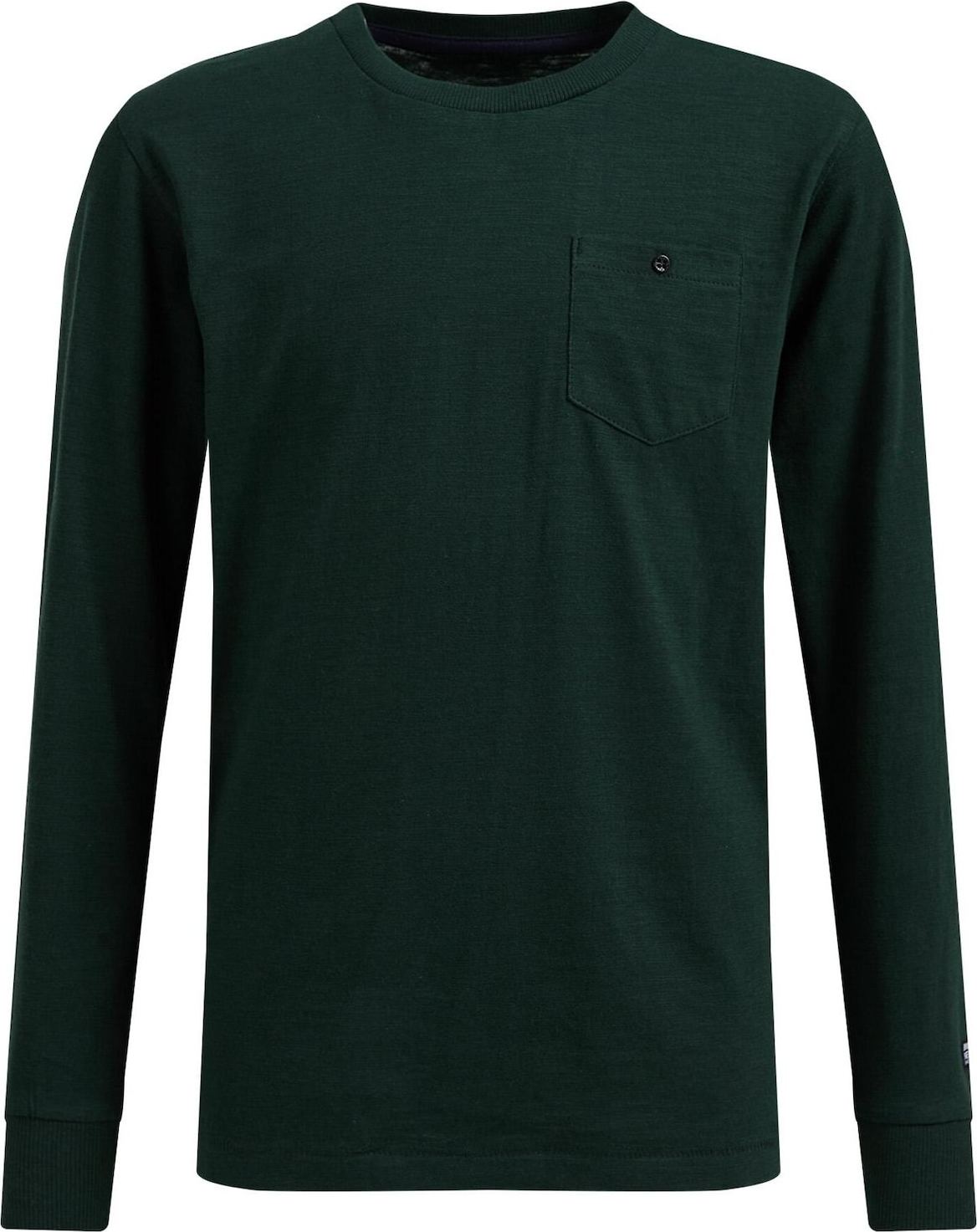 WE Fashion Tričko tmavě zelená