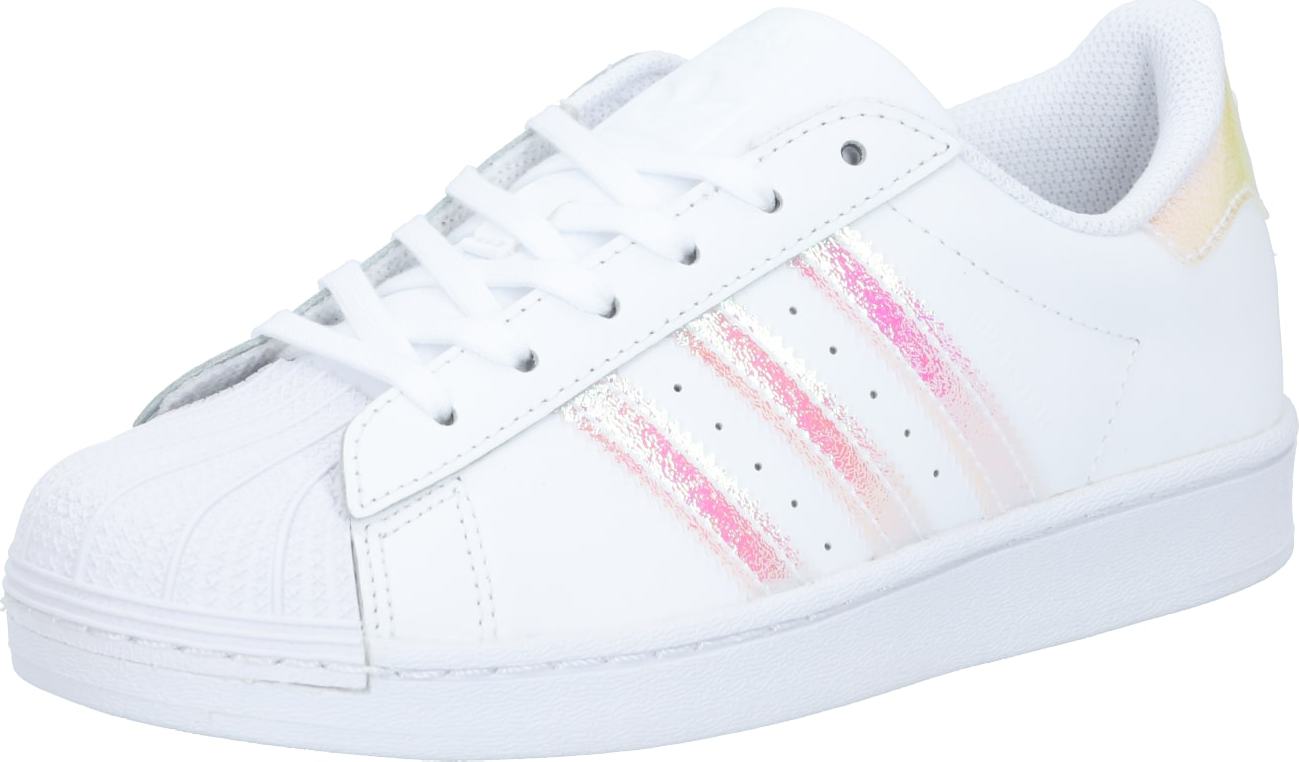 ADIDAS ORIGINALS Tenisky 'Superstar C' bílá / pink / fialová