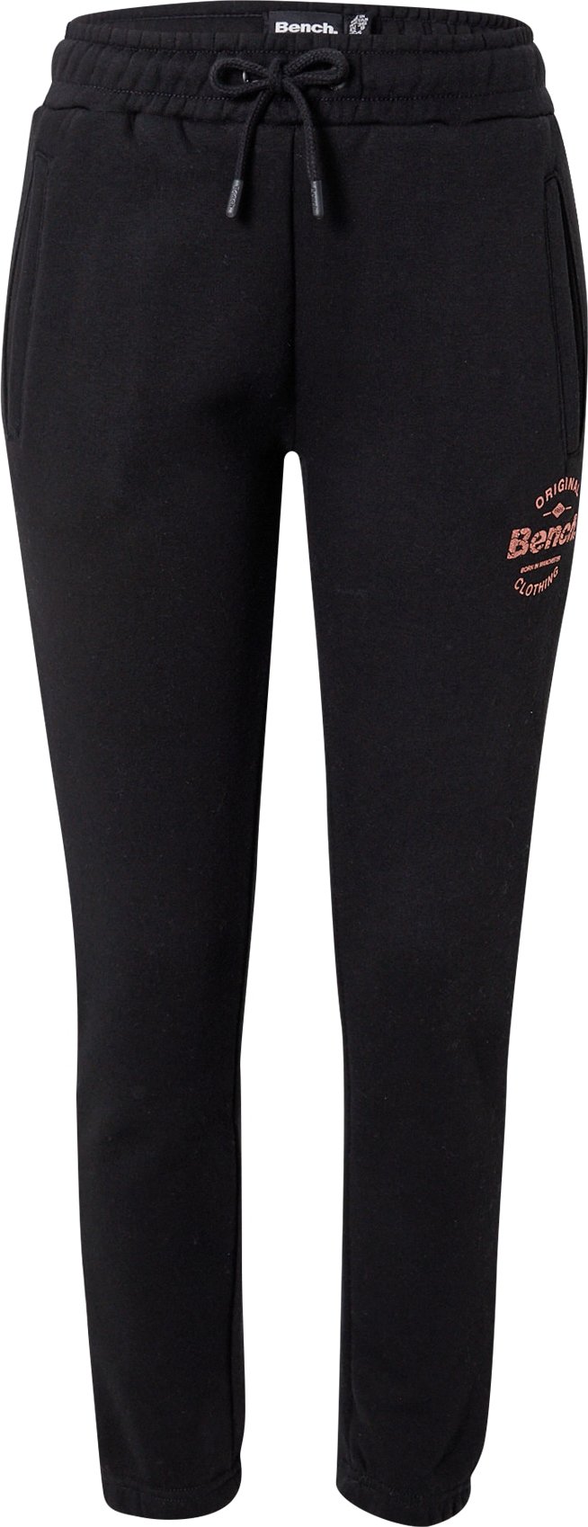 BENCH Sportovní kalhoty černá / pink