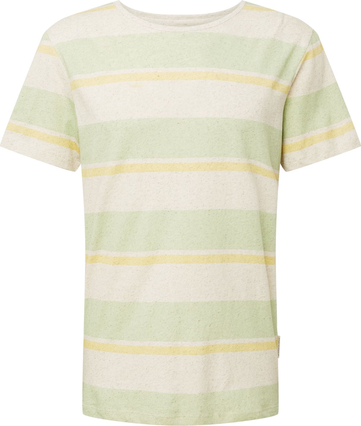 bleed clothing Tričko přírodní bílá / světle žlutá / pastelově zelená