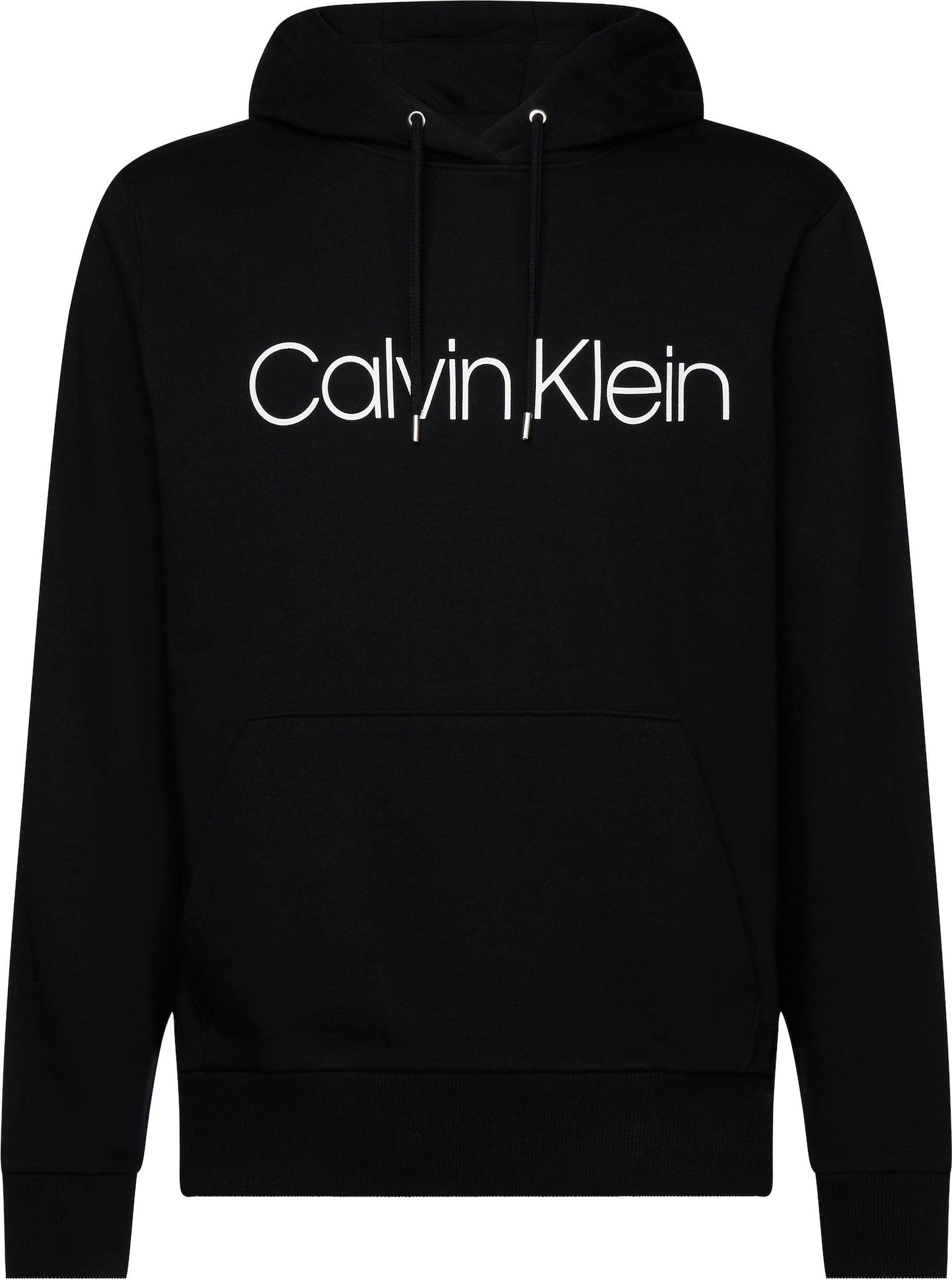 Calvin Klein Mikina bílá / černá