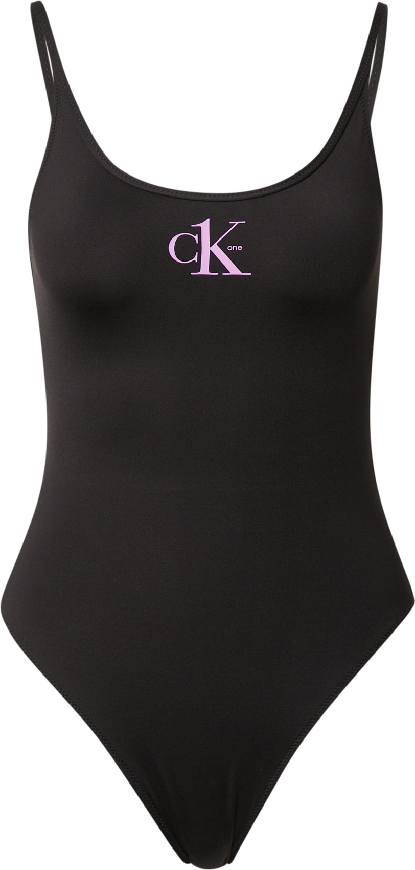 Calvin Klein Swimwear Plavky černá / fialová