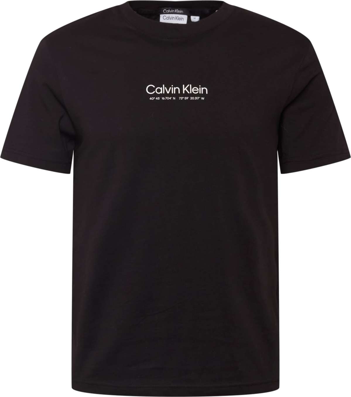 Calvin Klein Tričko černá / bílá