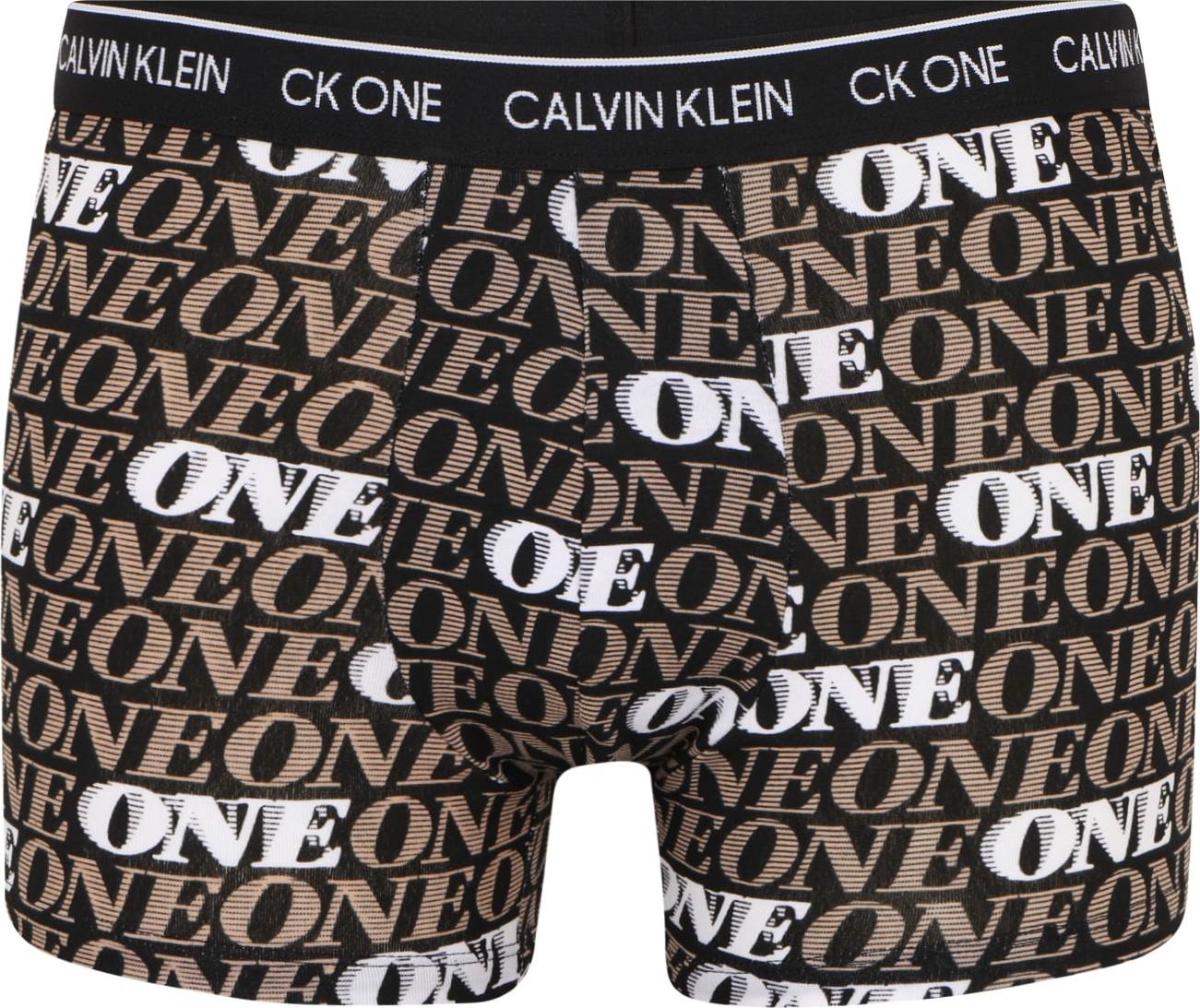 Calvin Klein Underwear Boxerky černá / bílá / světle hnědá