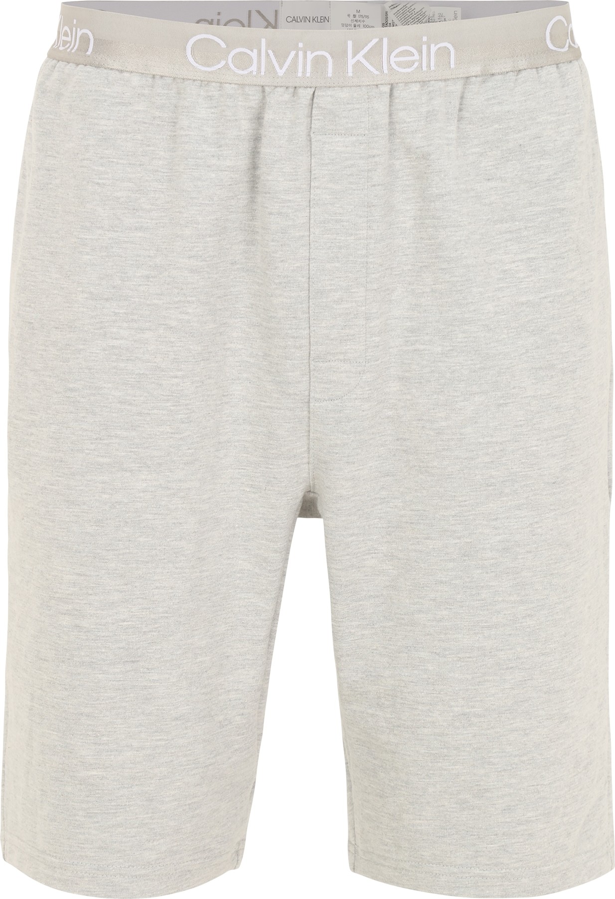 Calvin Klein Underwear Pyžamové kalhoty bílá / šedý melír