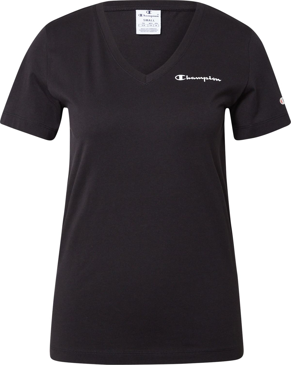 Champion Authentic Athletic Apparel Tričko černá / bílá