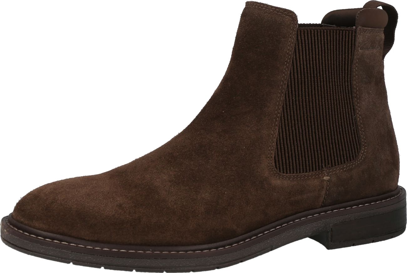 CLARKS Chelsea boty 'Clarkdale Hall' tmavě hnědá