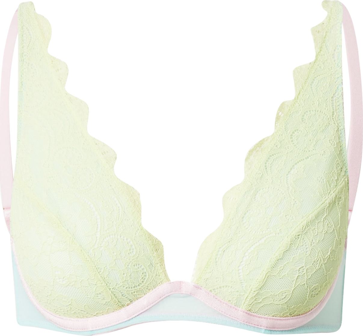 Dora Larsen Podprsenka 'EMELIE' světle žlutá / světle růžová / mátová