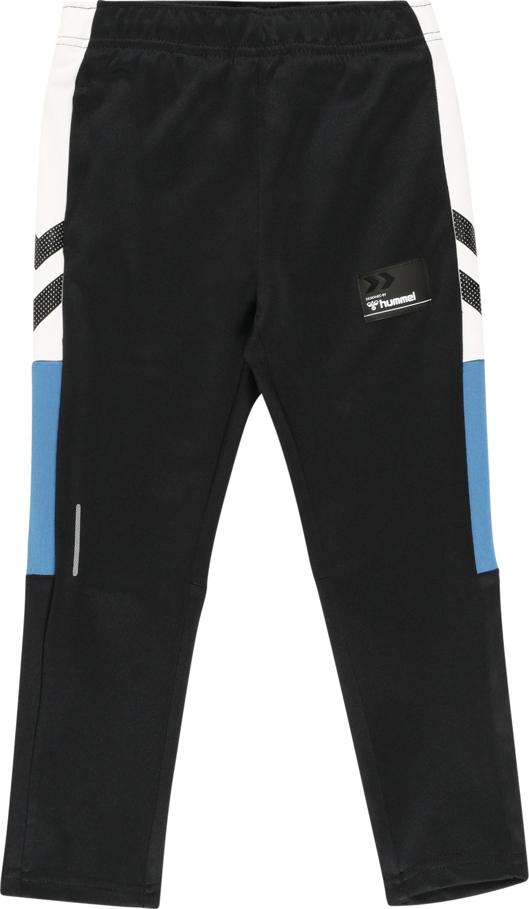 Hummel Sportovní kalhoty černá / bílá / modrá / marine modrá