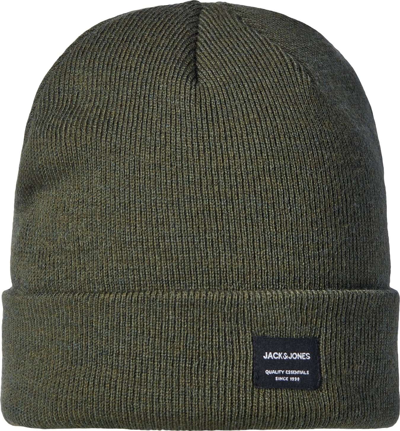 JACK & JONES Čepice olivová / černá / bílá