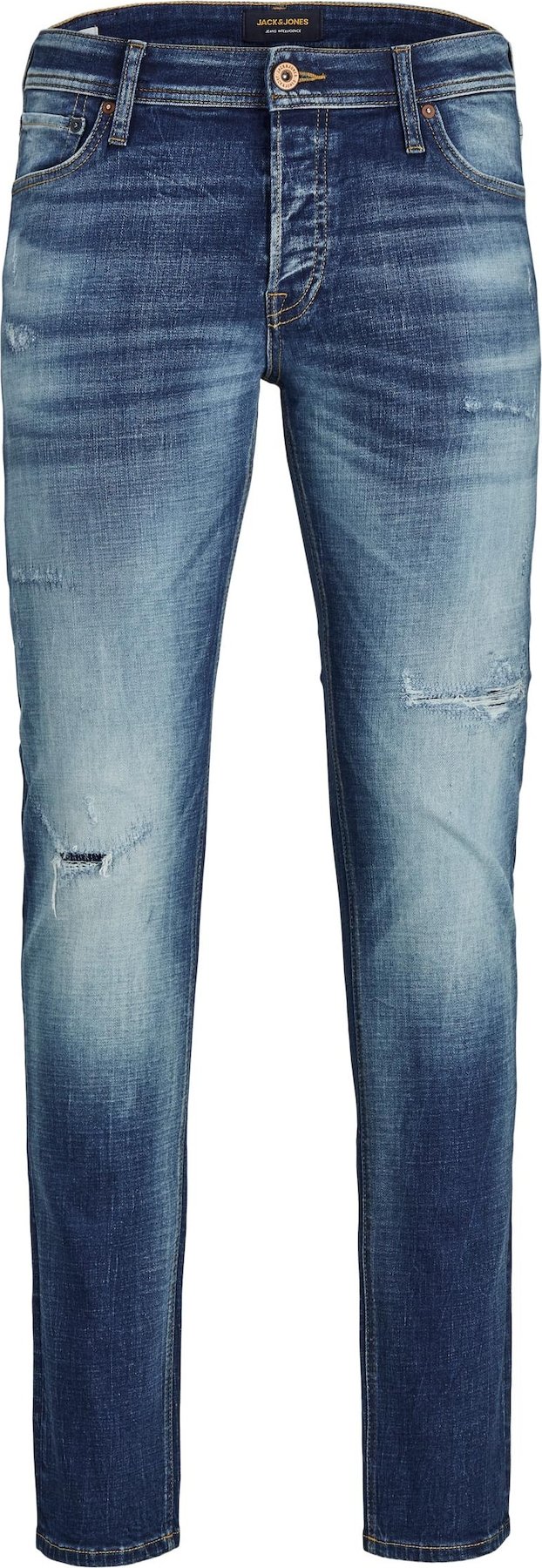 JACK & JONES Džíny 'Glenn' modrá džínovina