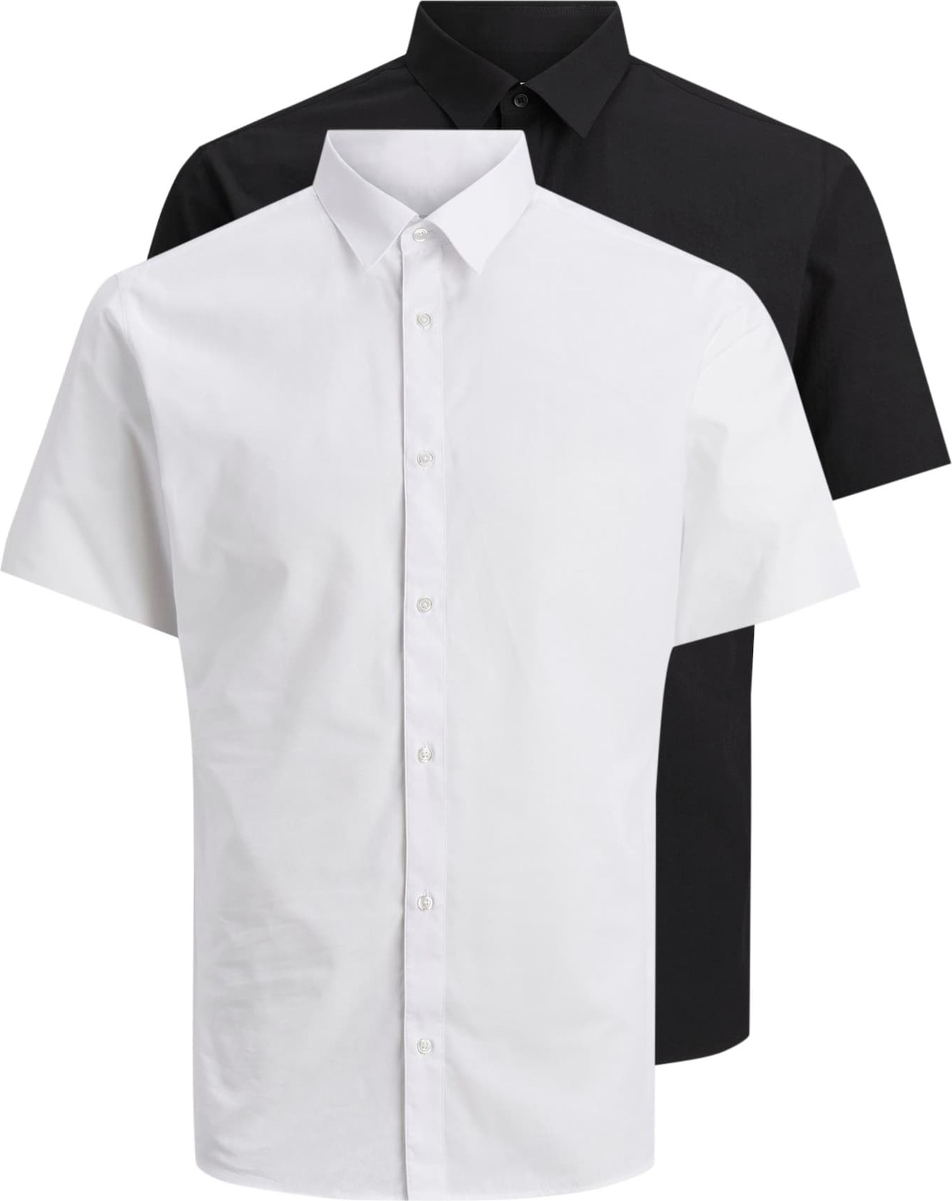 JACK & JONES Košile 'Joe' bílá / černá
